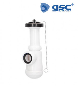 404035003 - Saída extensível do sifão para garrafas Ø40mm reduzindo o lavatório Ø32mm - válvula de bidé