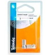 4317 -8424450043172 TELEVES - Conectores "F" roscar c/"O Ring" para T100 (2un.) (Bolsa B1)