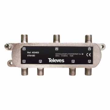 453403 - TELEVES - Repartidor Interior (5-1218MHz) 6D "F" 10dB