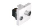 45555 SBM - TOMADA R-TV-SAT TERMINAL - 2 MÓD BRANCA MATE EFAPEL 5603011626877