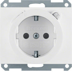 47087009 - K.1/K.5 - Schuko diferenc. 30mA, branco BERKER EAN:4011334268383