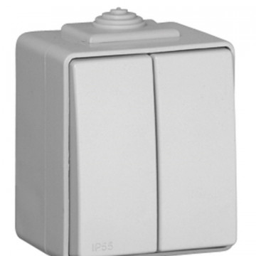 48101 CCZ - COMUTADOR DE ESCADA DUPLO CINZENTO EFAPEL 5603011034559