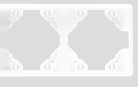 50921 TBM - ESPELHO DUPLO HORIZONTAL BRANCO MATE EFAPEL 5603011630232