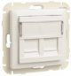 90442 SBR - 5603011580773 ARO C/MÓDULO DUPLO P/CONETORES RJ45 BRANCO EFAPEL