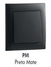 90910 TPM - ESPELHO SIMPLES PRETO MATE EFAPEL 5603011606589