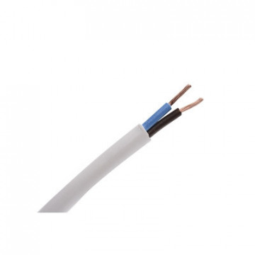 Cabo H05VV-F 2 G 1MM2 (FVV) branco PREÇO POR METRO
