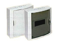 CX. QUADRO 8 MOD. EXTERIOR COM PORTA TRANSPARENTE