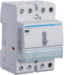 ETC340 - Contactor dia/noite 40A, 3NA, 230V 3M HAGER EAN:3250612401406