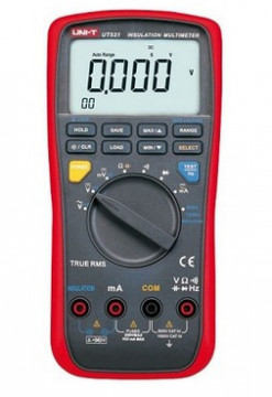 MULTIMETRO DIG. ESC. AUTOMÁTICA E MED. RES. ISOLAMENTO UNI-T