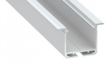 PFA2122 - Perfil alum. Linha Design Encastre 38,4x26,1x2000mm Lac. Branco DAKAR - Quant. fornecida = 1 un