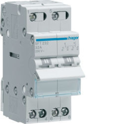 SFT232 - Inversor Modular c/ponto zero, 2P 32A HAGER EAN:3250615510020