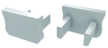 TP1112 - Topo Plastic. Branco P/Perfil XANGAI - Quant. fornecida = 1 un