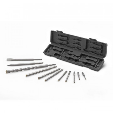 TROTEC Set de Brocas para Berbequim/Aparafusadora com Percussão e Martelo Perfurador - 11 Peças