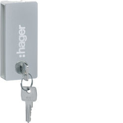 VZ311PVB - Fechadura c/chave 405 p/vega opaca HAGER EAN:3250611025764