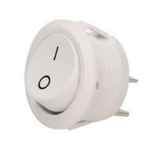 W1.11/BIAŁY ORNO - Interruptor Redondo (botão) Branco