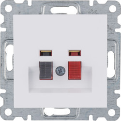 WL3310 - lumina 2 Tomada altifalante, branco HAGER EAN:8694407001306