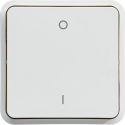 WNA008B - cubyko - Interruptor bipolar 0/1, branco HAGER EAN:3250617175081