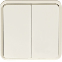 WNA044B - cubyko - Botão inversor duplo, branco HAGER EAN:3250617175449