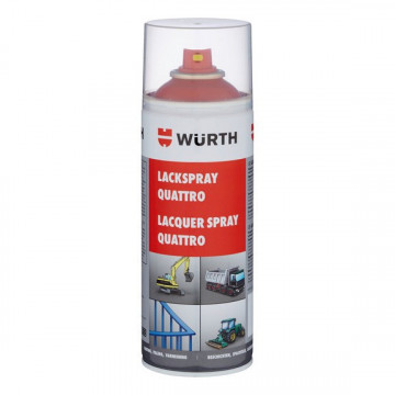 WURTH 0893393000 - SPRAY QUATTRO VERMELHO RAL 3000