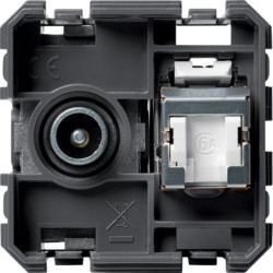 WXF240 - gallery 2M Tomada TV+RJ45 Cat.6, branco HAGER EAN:3250617060028