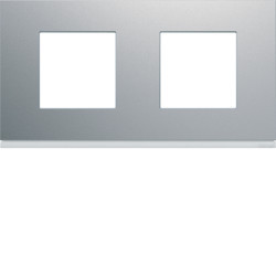 WXP0112 - gallery 2x2M Quadro x2 horiz., alumínio HAGER EAN:3250617199254