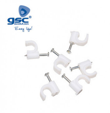 000303830 - Saco de 100 grampos para cabo de mangueira redondo de 5 mm 8433373038301