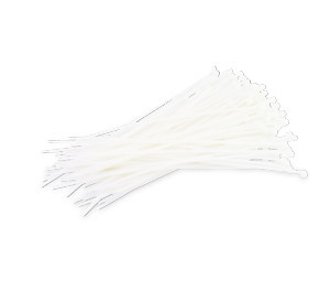 000900082 - Pacote de 100 unidades de ABRAÇADEIRAS 100x2,5mm natural 8436021940827