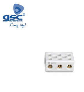001000728 - Pacote de 3 tiras de conexão de cerâmica. 3 pólos 16mm2 30A 8436021947284