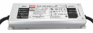 203246.2100 - Drive CC+CV 100W 24Vdc Ajust. IP65 Mean Well ELG-A - Quant. fornecida = 1 un
