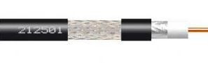 212502 -8424450166291 TELEVES - Cabo Coaxial T-100 PE ITED Fca Class A 16PAtC Ø 1,13/4,8/6,6mm Preto
