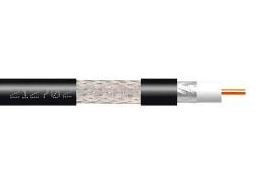 212702 -8424450137611 TELEVES - Cabo Coaxial CXT-1 PVC ITED Eca Class A 17VAtC,A Ø 1,00/4,7/6,7mm Preto