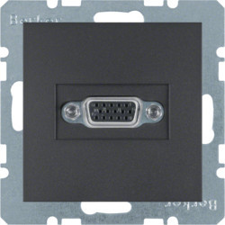 3315401606 - S.1/B.x - tomada VGA, antracite mate BERKER EAN:4011334330271