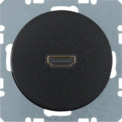 3315422045 - R.1/R.3 - tomada HDMI, preto BERKER EAN:4011334365457
