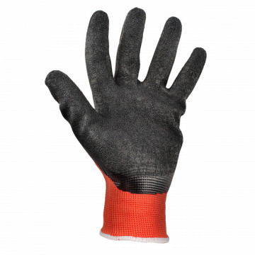41563 WORKFIT LUVA LATEX WORKFIT VERMELHO-PRETO 10"