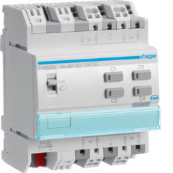 42 - TYA624D - 3250616059641 Actuador est./pers. 4 canais 24V KNX-S HAGER