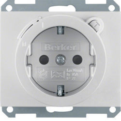 47087003 - K.1/K.5 - Schuko diferenc. 30mA, alu lac BERKER EAN:4011334378716