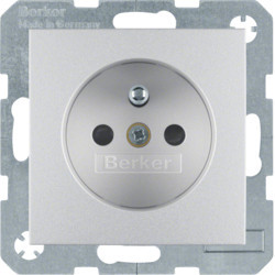 6765761404 - S.1/B.x - tomada FR obturad., alum mt BERKER EAN:4011334226079