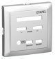 90852 TBR - CENT P/CENTRAL MODULAR 1CANAL ST C/FM BRANCO EFAPEL 5603011557355