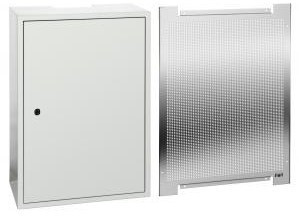 Armário Interior com Fechadura e fundo falso metálico, Dimensões: 600x800x200mm