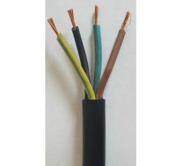 Cabo H05VV-F4G2,5 (FVV) preto PREÇO POR METRO