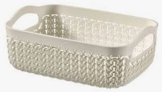 KETER CURVER 234661 Bandeja Knit A5 branco Oasis P(cm)25,7 A(cm)7,4 L(cm)19,8