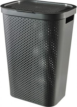 KETER CURVER 245662 Hamper Infinity Recycled Gris escuro 59L P(cm)59 A(cm)60 L(cm)35