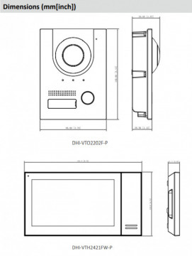 Kit Vídeo Porteiro IP DHI-KTP01(S) IP55 DAHUA