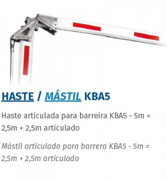 MOTORLINE HASTE KBA5 Acessórios para barreiras