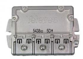 Repartidor EasyF 5D 5...2400MHz 10/9,5dB