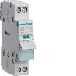 SBN225 - Interruptor Modular 2P 25A HAGER EAN:3250615510099