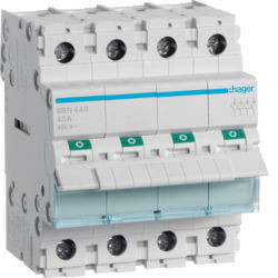 SBN440 - Interruptor Modular 4P 40A HAGER EAN:3250615510198