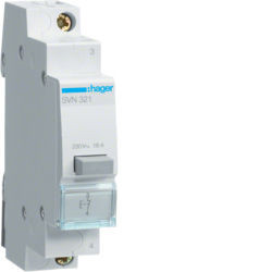 SVN321 - Botão de pressão impulso 1NF HAGER EAN:3250615721792
