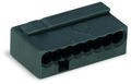 WAGO - Ligador MICRO PUSH WIRE { 0 0,6-0,8mm' | cinzento escuro | 8 condutores | ref. 243-208