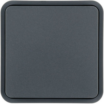 WNT902 - Tecla 1x Cubyko KNX, cinza HAGER EAN:3250617178709